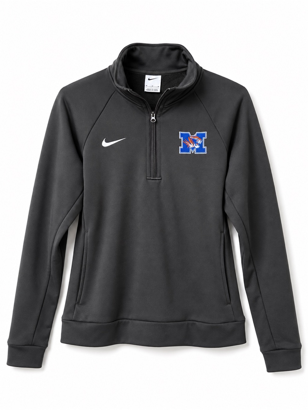 Nike Memphis Tigers 1/4 Zip Pullover Women’s M Black Fleece NCAA College